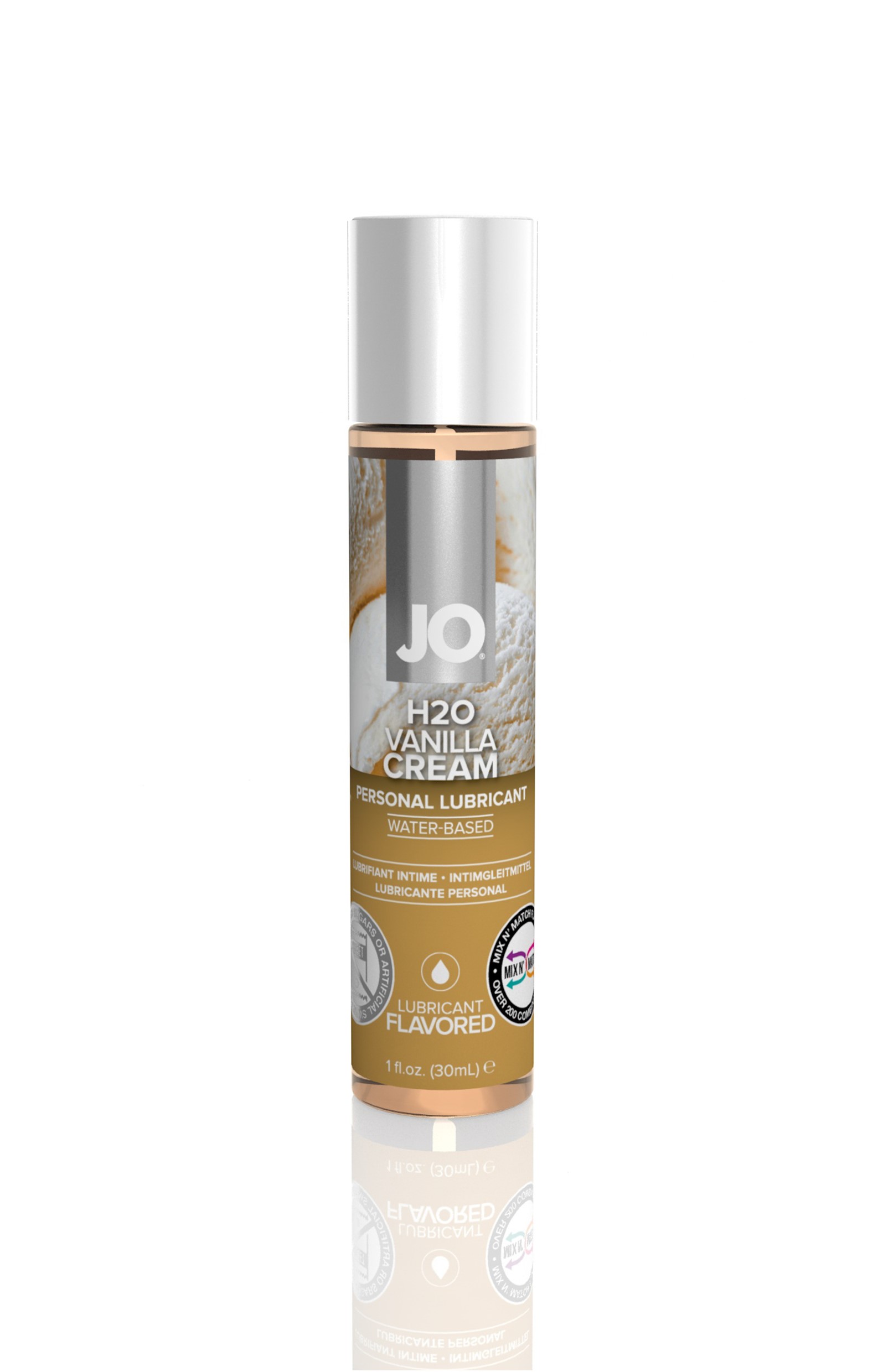 Съедобный лубрикант со вкусом ванили JO H2O Vanilla Cream, 30 мл