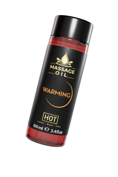 Массажное масло HOT Massage Oil WARMING, с согревающим эфектом,100 мл