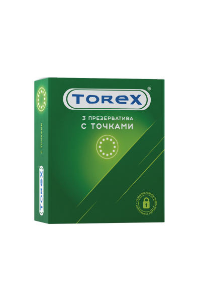 Презервативы Torex №3,точечные
