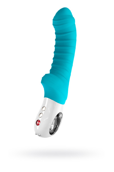 Вибратор Fun  Factory Tiger G 5, бирюзовый, 21,7 см, Ø 4