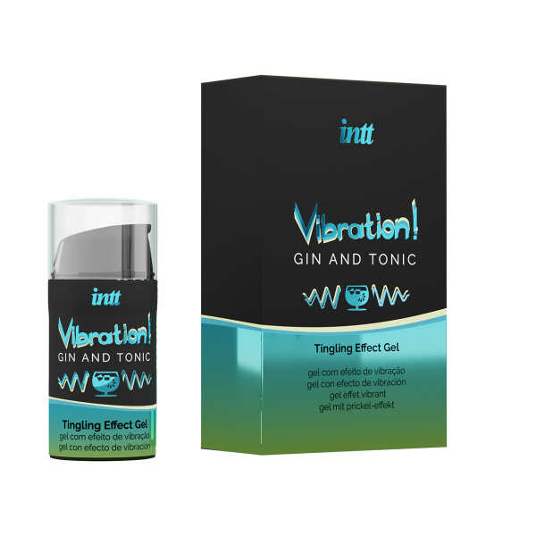 Увлажняющий гель Жидкий вибратор, Gin-Tonic, 15мл