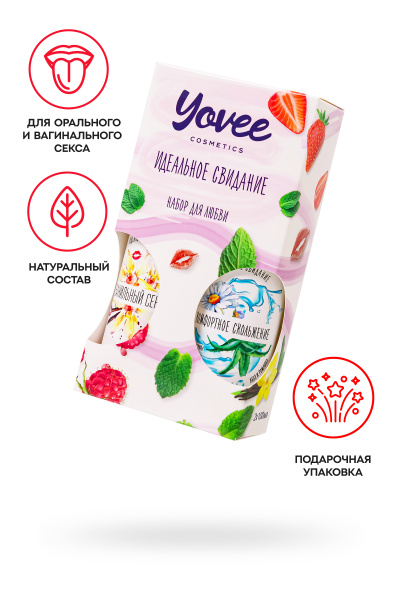 Набор гелей-смазок Yovee ""Набор для любви""«Ванильный секс»+, «Комфортное скольжение»,2х100