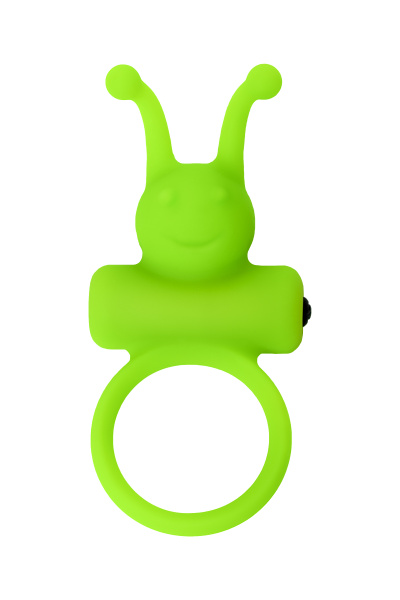 Эрекционное кольцо на пенис TOYFA A-Toys FLIK, силикон, зеленый, 9,1 см, Ø 3,1 см