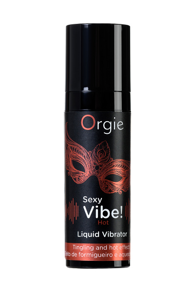 Гель для эротического массажа Orgie Sexy Vibe Hot с разогревающим и вибрирующим эффектом, 15 мл