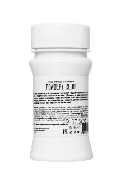 Пудра для ухода за игрушками Eromantica «Powdery Cloud», 40 г