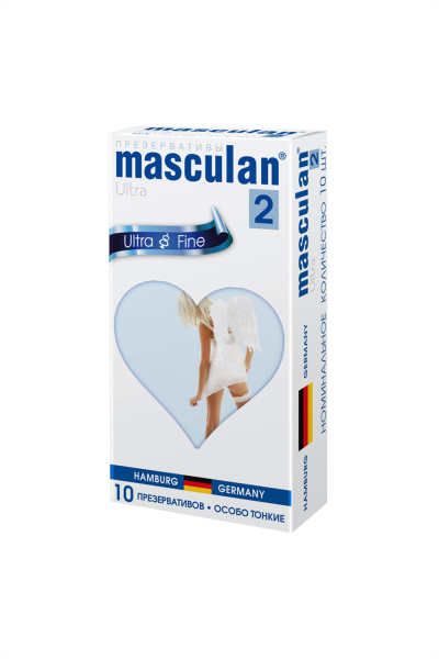 Презервативы Masculan Ultra 2,№10,особо тонкие (Ultra Fine)