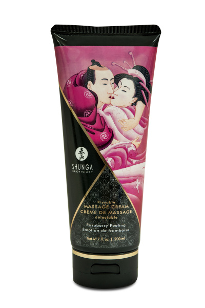 Массажный крем Shunga /малина/  200 мл