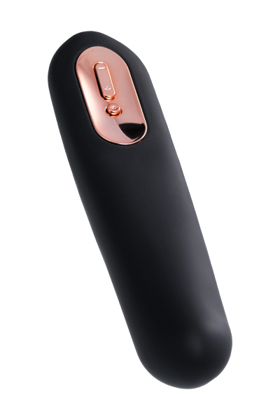 Вибратор  нереалистичный  WANAME D-SPLASH TSUNAMI, силикон, чёрный, 18,3 см