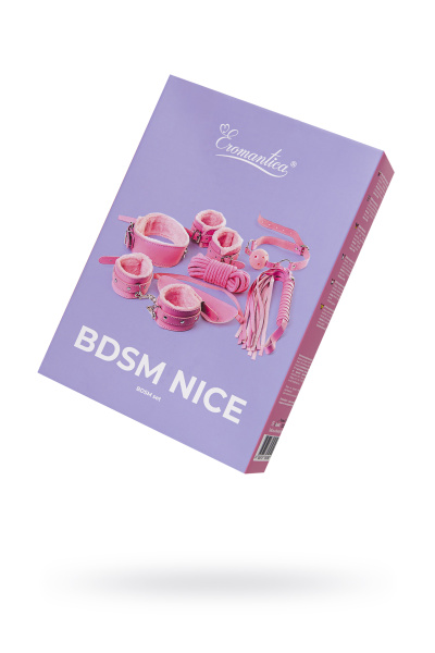 Набор для ролевых игр Eromantica BDSM Nice, розовый