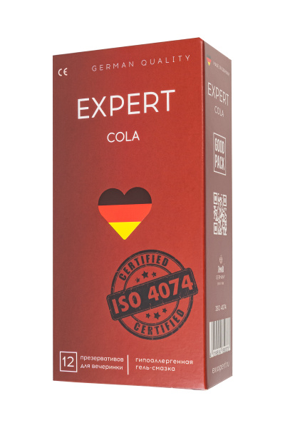 Презервативы EXPERT Cola Germany 12шт. (аромат Колы)
