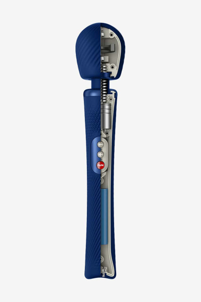 Вибромассажер Fun Factory VIM VIBRATING WAND, силикон, синий