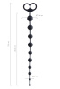 Бусы анальные TOYFA POPO Pleasure Cephei,  33,5 см, Ø 2,4 см